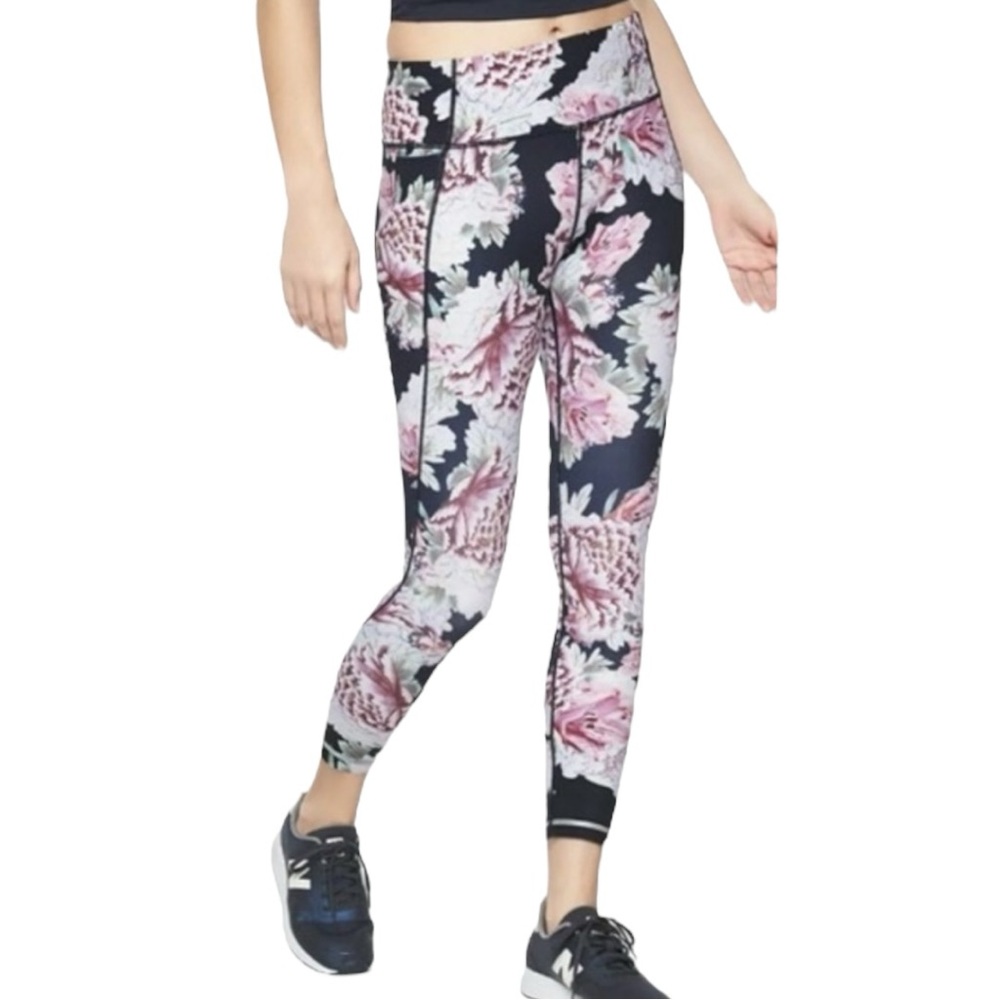 Athleta Women’s Run Free Garden Party 7/8 Tight Leggings Sz XS